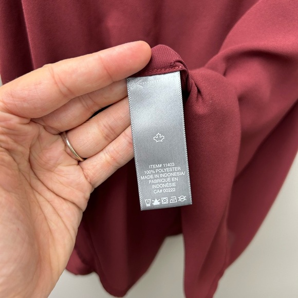 Sears Burgundy Camisole Tank Top - Picture 4 of 4